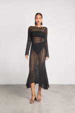 A plastic side chair